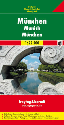 Monachium. Mapa 1:22 500 Freytag & Berndt