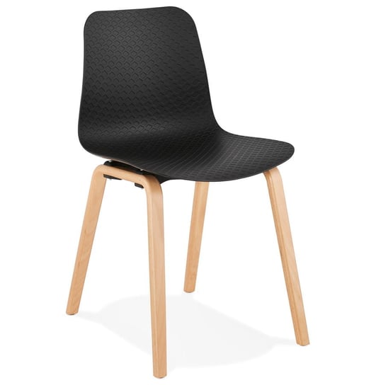MONARK krzesło k. czarny, nogi k. natural Kokoon Design