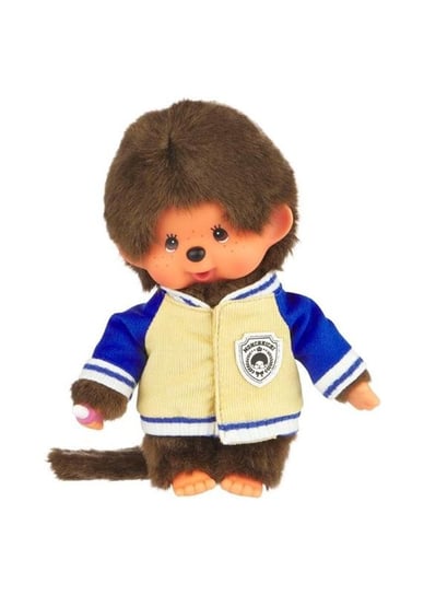 Monchhichi - Pluszowa małpka chłopiec w sztruksowej kurtce, 20cm Monchhichi