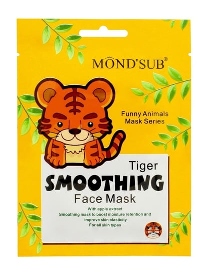 Mond'sub, Maska w płachcie do twarzy, Tygrys, 24ml Mond'Sub