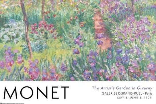 Monet Garden In Giverny - plakat Grupoerik