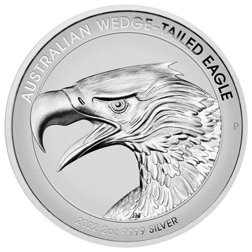 Moneta Australijski Orzeł Odwrócony 2 uncje srebra - wysyłka 24 h! Mennica Skarbowa