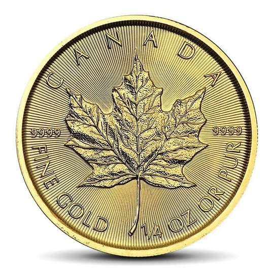 Moneta Kanadyjski Liść Klonowy 1/4 uncji złota - wysyłka 24 h! Mennica Skarbowa
