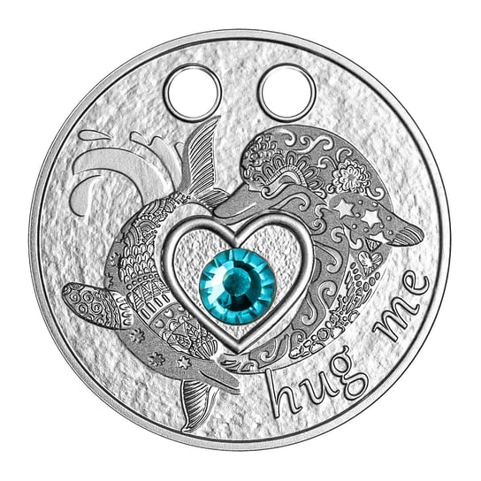 Moneta Przytul mnie - Delfiny, 500 franków CFA Mennica Polska S.A.