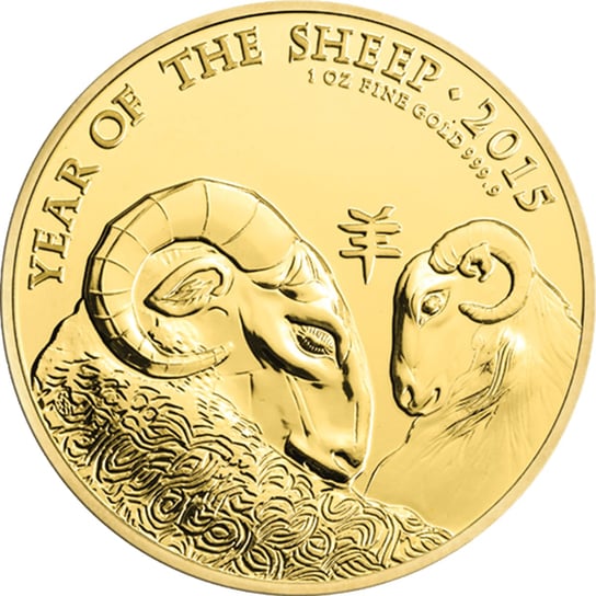 Moneta Rok Owcy 2015 - 1 uncja złota - wysyłka 24 h! Mennica Skarbowa