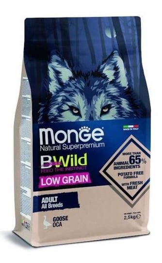 Monge BWild adult gęś 2,5kg - 2,5kg Monge