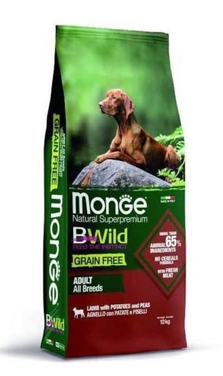 Monge BWild adult GF jagnięcina z ziemniakami 2,5kg - 2,5kg Monge