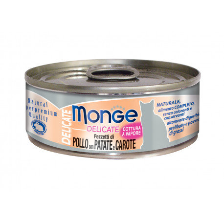 Monge Delicate kurczak, ziemniaki i marchew 80g Monge