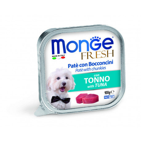 Monge DOG Fresh Pasztet z tuńczykiem 100g Monge