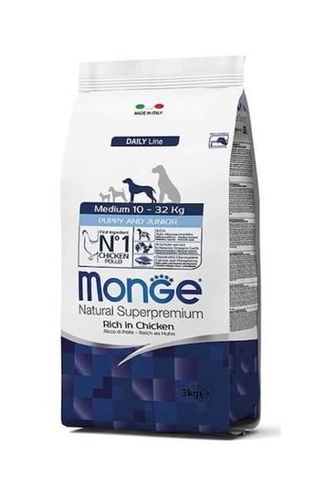 Monge medium puppy i junior 3kg - 3kg Monge