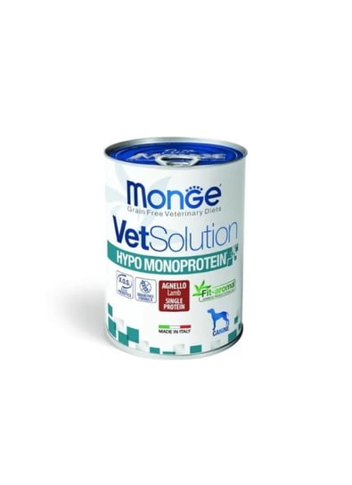 MONGE VETSOLUTION HYPO MONOPROTEIN JAGNIĘCINĄ 400g Monge