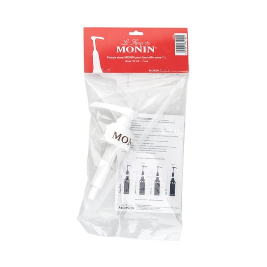 Monin Pompka do syropów 10 ml GLASS 1 litr Monin