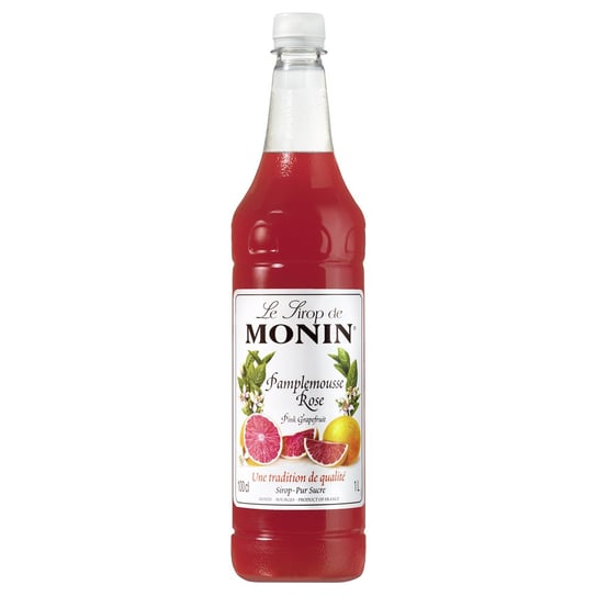 Monin Syrop barmański Różowy Grejpfrut 1 litr PET Monin