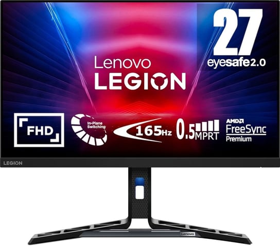 Monitor 27' Lenovo Legion R27i-30 FHD IPS 165Hz 0,5ms DP HDMI 2.1 VESA IBM, Lenovo