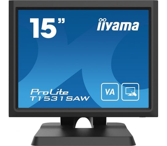 Monitor dotykowy IIYAMA ProLite T1531Saw-B6 15" VA 1024x768 60 Hz 7-10ms iiyama