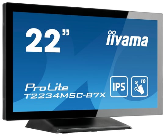 Monitor dotykowy IIYAMA ProLite T2234MSC-B7X 22" IPS 1920x1080 (HD 1080p) 60 Hz 4ms iiyama