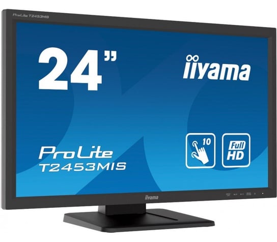 Monitor dotykowy IIYAMA ProLite T2453Mis-B1 24" VA 1920x1080 (HD 1080p) 60 Hz 4ms iiyama