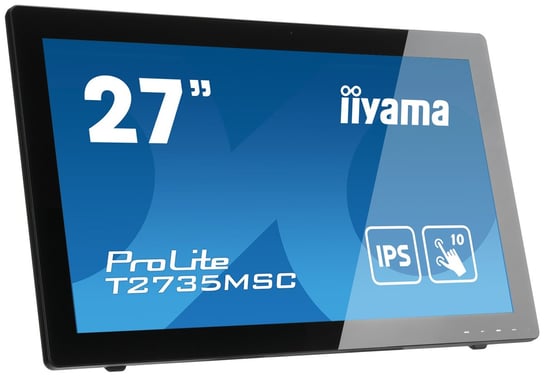 Monitor dotykowy IIYAMA ProLite T2735MSC-B3 27" IPS 1920x1080 (HD 1080p) 60 Hz 5ms iiyama