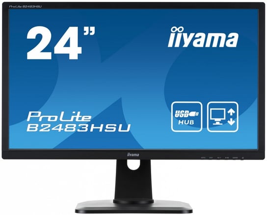 Monitor IIYAMA B2483HSU-B1DP DP, 24", TN, 2 ms, 16:9, 1920x1080 iiyama