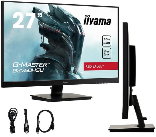 Monitor iiyama G-Master G2760HSU-B3 Red Eagle 27" TN FHD 0,5ms, 165Hz, FreeSync Premium, HDMI, DisplayPort iiyama