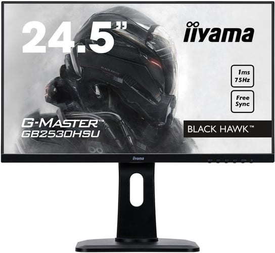 Monitor IIYAMA G-Master GB2530HSU-B1, 24.5", TN, 1 ms, 16:9, 1920x1080 iiyama