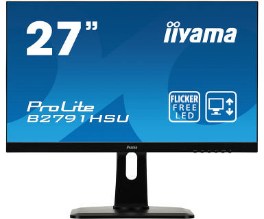 Monitor IIYAMA ProLite B2791HSU-B1, 27", TN, 1 ms, 16:9, 1920x1080 iiyama