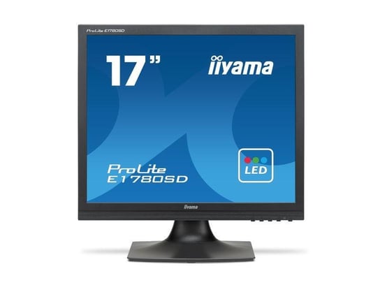 Monitor IIYAMA Prolite E1780SD-B1 17'', LED, czarny iiyama