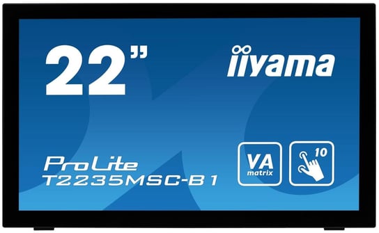 Monitor IIYAMA ProLite T2235MSC-B1, 21.5", VA, 6 ms, 16:9, 1920x1080 iiyama