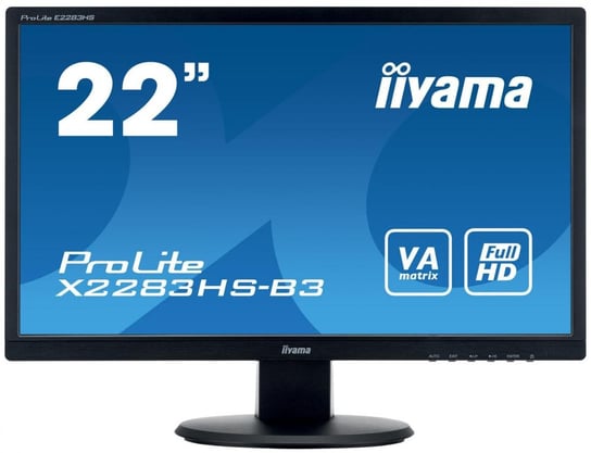 Monitor IIYAMA ProLite X2283HS-B3, 21.5", VA, 4 ms, 16:9, 1920x1080 iiyama