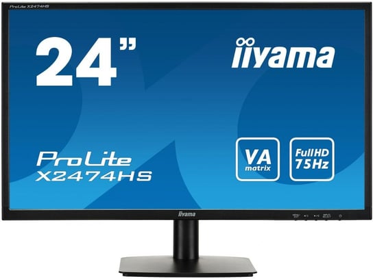 Monitor IIYAMA ProLite X2474HS-B1, 23.6", VA, 4 ms, 16:9, 1920x1080 iiyama