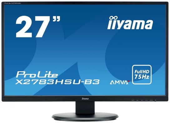 Monitor IIYAMA ProLite X2783HSU-B3, 27", AMVA+, 4 ms, 16:9, 1920x1080 iiyama