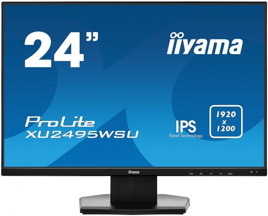 Monitor IIYAMA ProLite XU2495WSU-B1, 24.1", IPS, 5 ms, 16:10, 1920x1200 iiyama