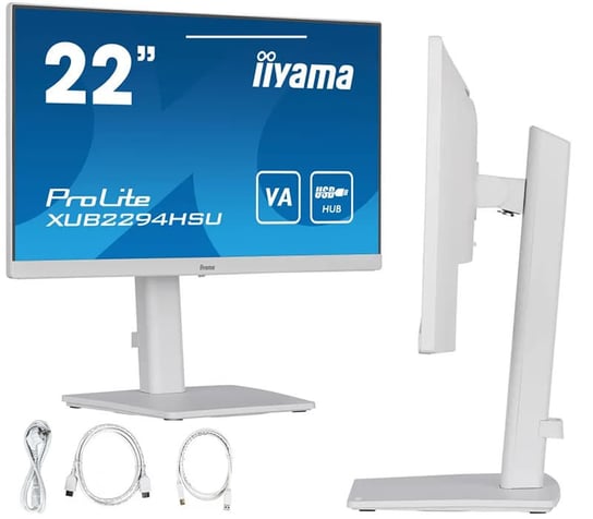 Monitor IIYAMA ProLite XUB2294HSU-W2 22" VA 1920x1080 (HD 1080p) 75Hz 1ms iiyama