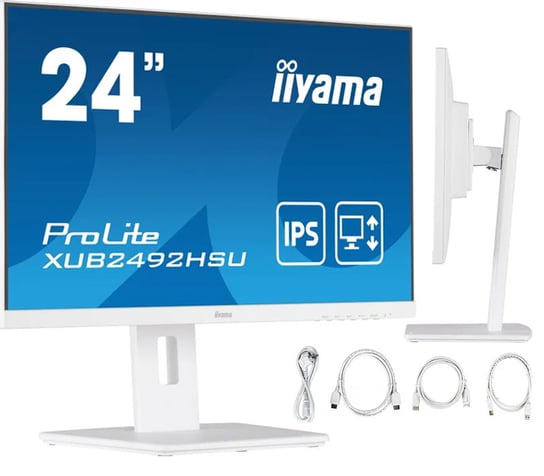 Monitor IIYAMA ProLite Xub2492Hsu-W5 24" IPS 1920x1080 (HD 1080p) 75Hz 4ms iiyama