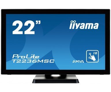 Monitor IIYAMA T2236MSC-B2, 21.5", AMVA, 8 ms, 16:9, 1920x1080 iiyama