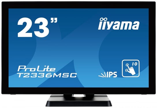 Monitor IIYAMA T2336MSC-B2, 23", IPS, 5 ms, 16:9, 1920x1080 iiyama