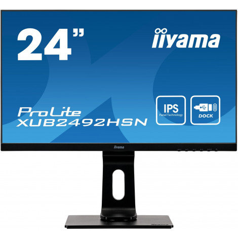 Monitor IIYAMA XUB2492HSN-B1 23,8" IPS 1920x1080 (HD 1080p) 75 Hz 4-6ms iiyama