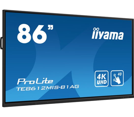 Monitor interaktywny 86" iiyama ProLite TE8612MIS-B1AG IPS LED 4K /VGA HDMI USB-C WiFi/ iiware, Android11, ScreenSharePro iiyama