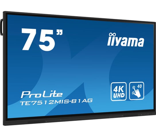 Monitor interaktywny IIYAMA ProLite Te7512Mis-B1AG 75" IPS 1920x1080 (HD 1080p) 60Hz 8ms iiyama