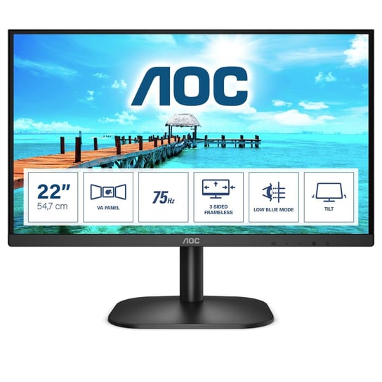 Monitor LED, AOC, 21,5", 22B2H/EU AOC