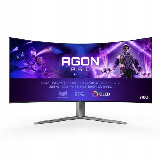Monitor LED AOC AG456UCZD 44,5 " UWQHD OLED AOC