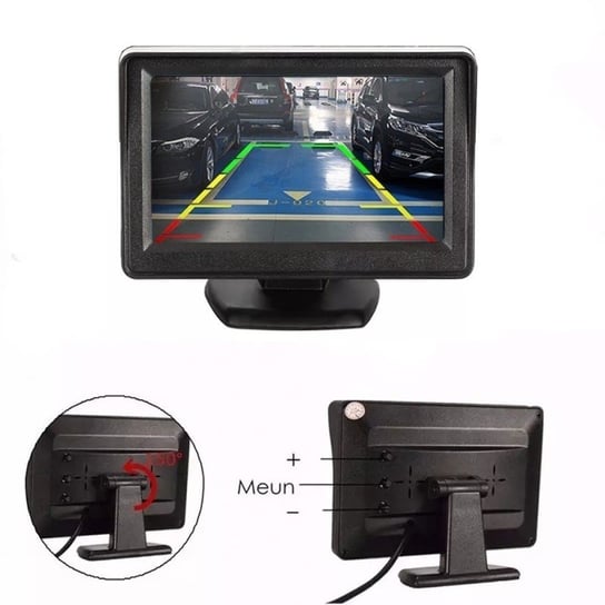 Monitor, wyświetlacz kamery cofania motoLEDy