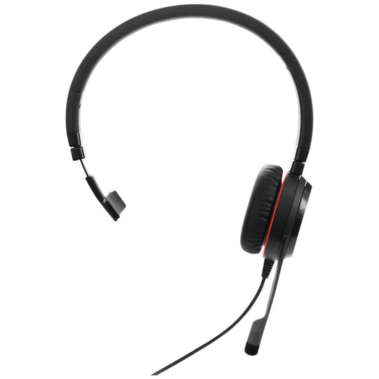 Monofoniczny zestaw słuchawkowy Jabra Evolve 20 SE – Słuchawki z certyfikatem Microsoft do softfonu VoIP z pasywną redukcją szumów – Kabel USB-A z kontrolerem – Czarny Jabra