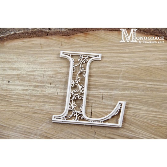 Monogram Scrapiniec - MONOGRACE - LITERA L 7cm Scrapiniec