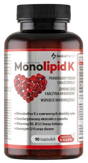 Monolipid K, Suplement diety, 90 kaps. XENICO PHARMA