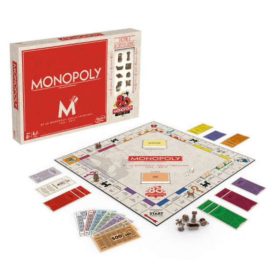 Monopoly 80 lat Monopoly, B0623 Monopoly