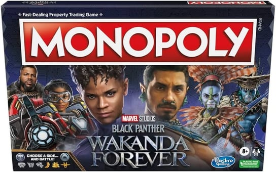 Monopoly, Black Panther Wokanda Froever, gra planszowa (wersja angielska) Monopoly