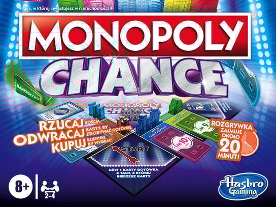 Monopoly Chance gra planszowa Hasbro F8555 Monopoly