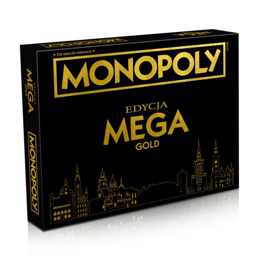 Monopoly, gra planszowa, Edycja Mega GOLD Winning Moves