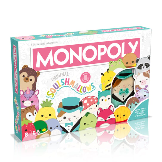 Monopoly, gra planszowa, Squishmallows Monopoly